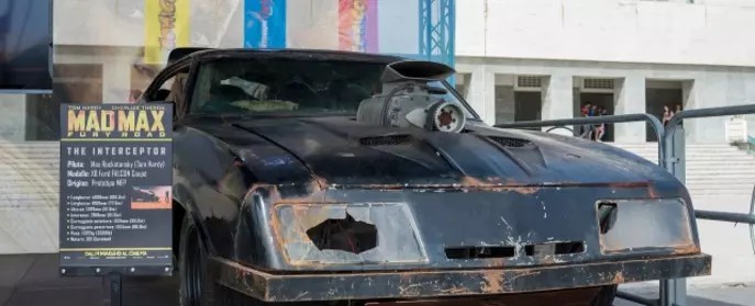 The car used in the original Mad Max movie.